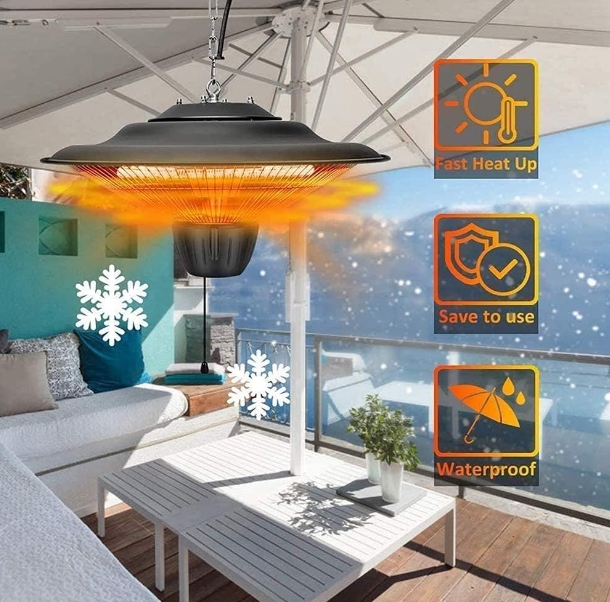 Industrial fan heater