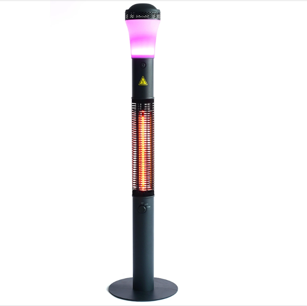 Distance between patio heater and ceiling