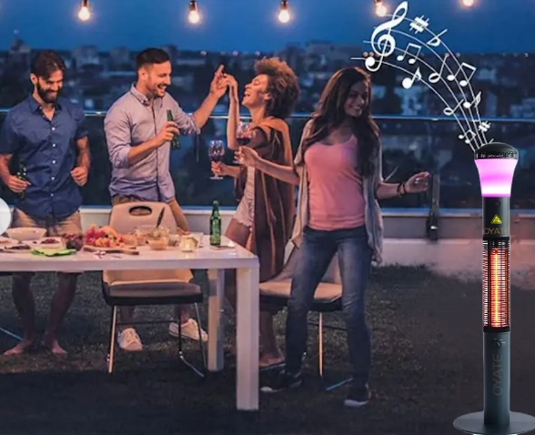 Electric patio heater waterproof